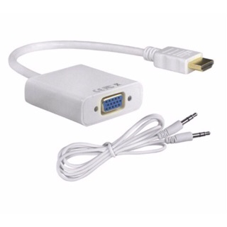 HDMI to VGA , cáp chuyển đổi từ cổng HDMI sang VGA , HDMI ra VGA có âm thanh