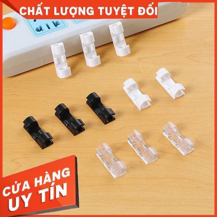 [Tặng kèm băng dính 3M] Set 16 kẹp giữ cố định dùng để đi đường dây điện, cáp mạng