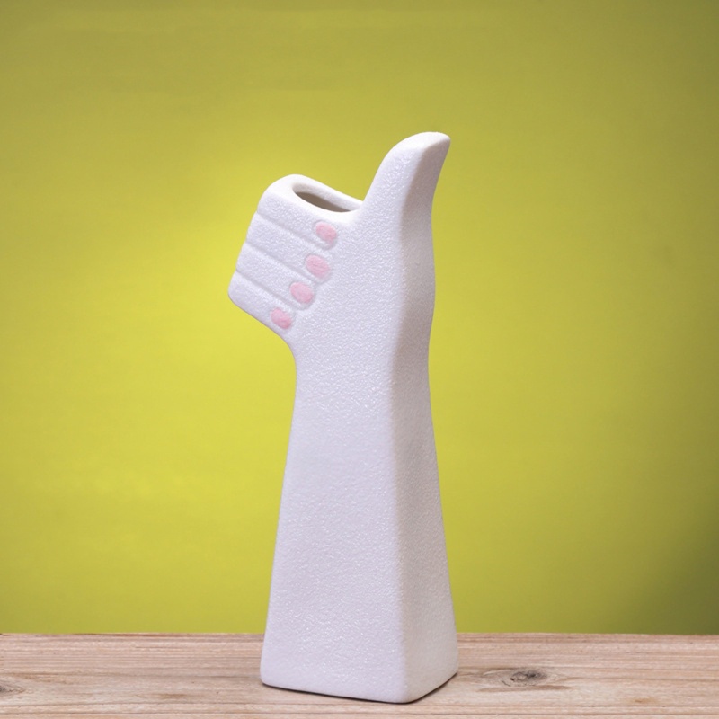 Lọ Hoa Sứ Cỡ Nhỏ Hình Bàn Tay Người Nghệ Thuật