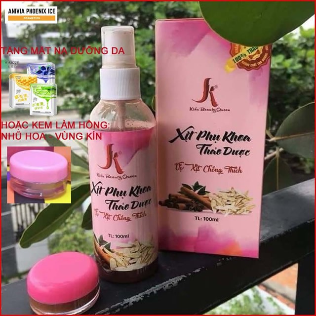 Xịt phụ khoa thảo dược Kiều làm hồng se khít