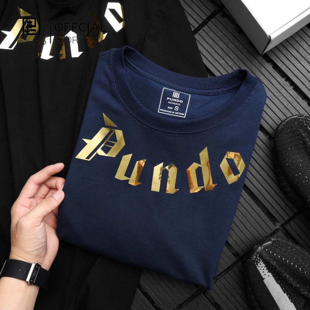 Áo thun nam unisex PUNDO tay ngắn form rộng, chất vải cotton thấm hút tốt, mịn PUNDO ATPD064