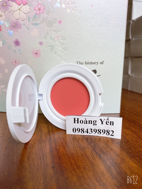 [HỘP CHÍNH]  Phấn nước Whoo Trắng Radiant White Moisture Cushion Foundation 15g - Date: 2023