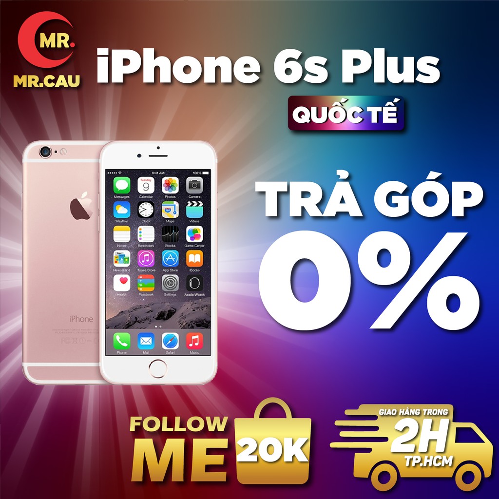 Điện thoại iPhone 6s PLUS - 32GB Quốc Tế Chính Hãng Apple Đẹp Keng 99% FREESHIP - MRCAU