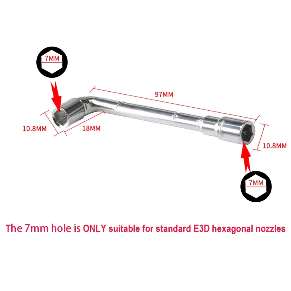Cờ Lê Lục Giác 6mm 7mm Cho Máy In 3d Ender 3 Mk8