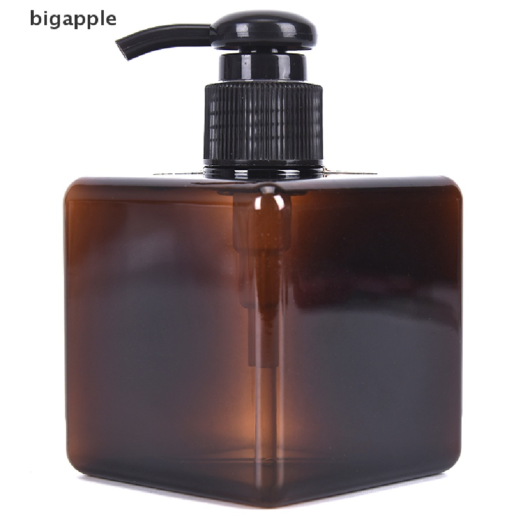 Bình Nhựa Rỗng Hình Vuông Đựng Dầu Gội Sữa Tắm Dung Tích 250ml Tiện Dụng