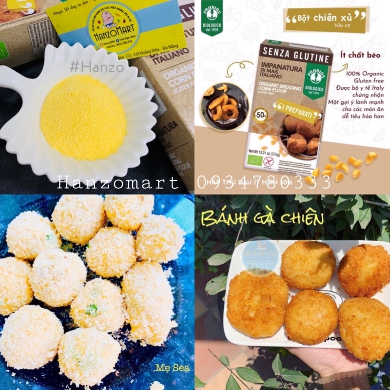 Bột chiên xù hữu cơ cho bé ăn dặm