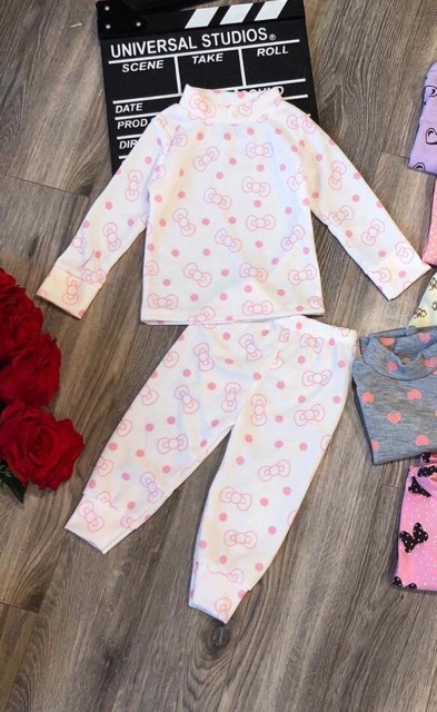 Bộ cotton xuất nhật cho bé gái