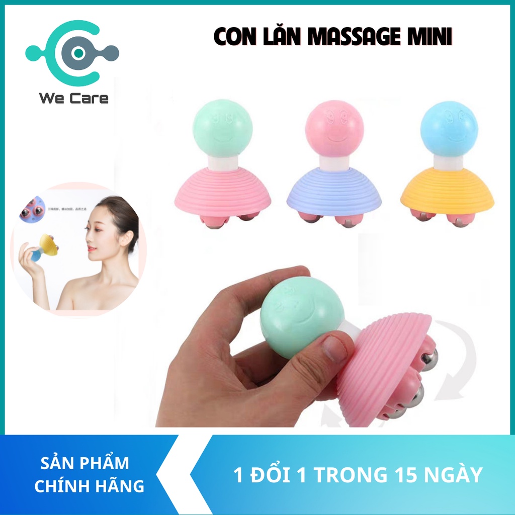 Con Lăn Massage Mini Đa Năng, Massage Đa Điểm Trên Cơ Thể, Massage Đầu, Cổ Vai Gáy, Chân, Tay