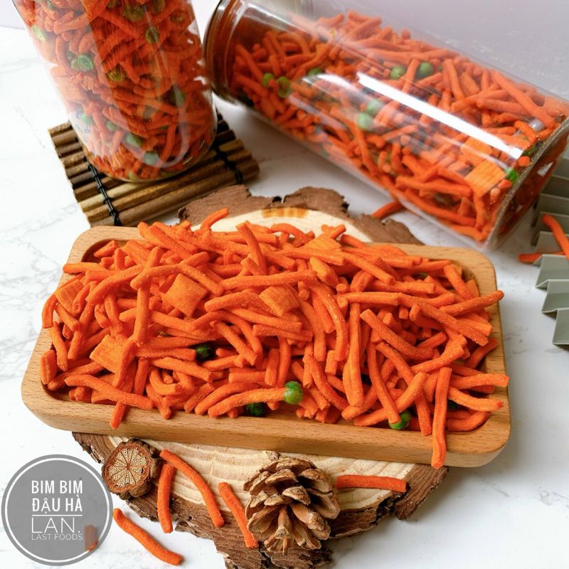 Bim bim que đậu hà lan Thái Lan 350g ăn vặt tuổi thơ TiNimart