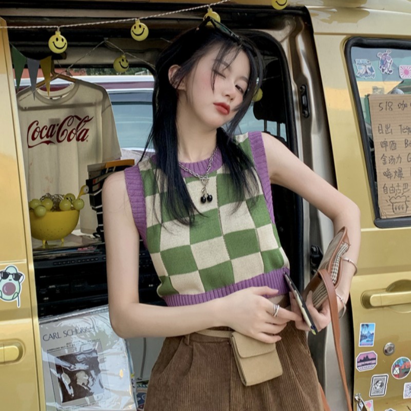 Áo len không tay phong cách Hàn Quốc