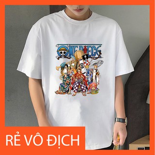 Áo Tay Lỡ unisex Băng Đảng Mũ Rơm