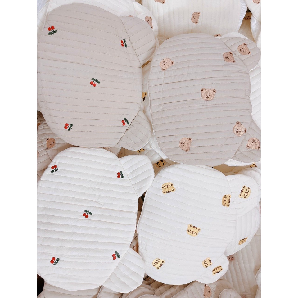 gối trần bông hình tai gấu cho bé