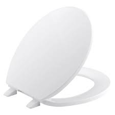 Nắp bồn cầu nhựa trắng Sunzin B002, dài 42cm