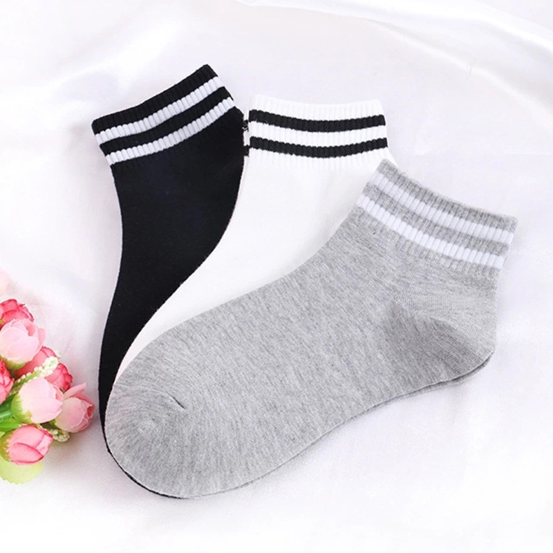 Tất cổ cao nam nữ thể thao phong cách Hàn Quốc, vớ nữ nam trắng đen chất liệu cotton mềm thoáng mát Mainia Shop
