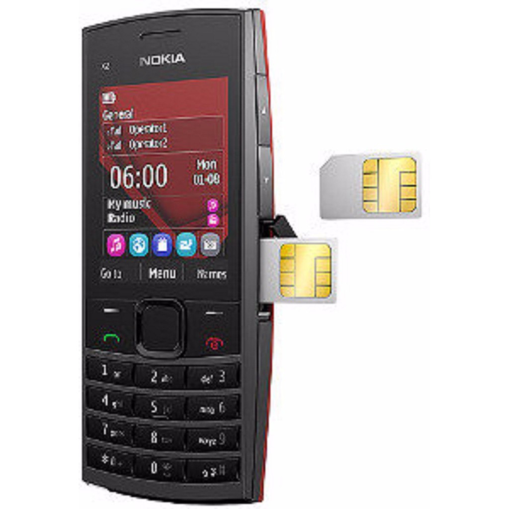 Điện Thoại 2 sim Nokia X2-02 Chinh Hãng bảo hành 12 Tháng