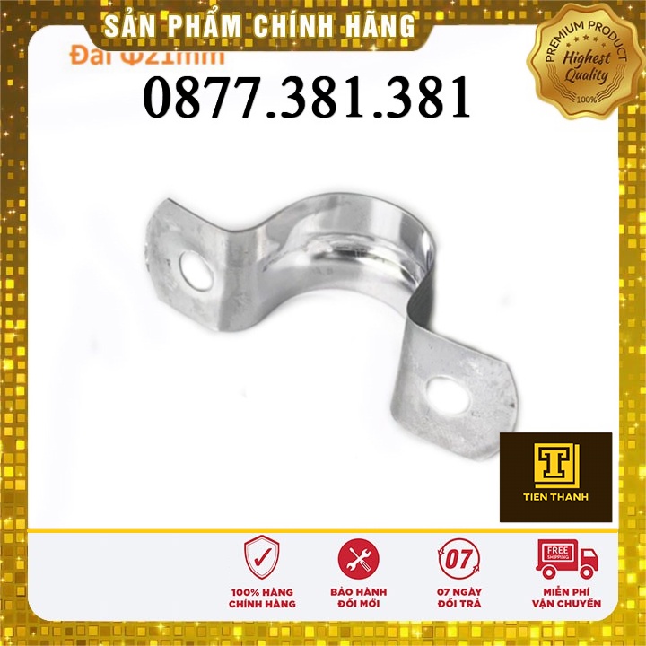 Đai ôm ống inox, cùm omega, cùm treo ống nước 1 bộ đã ráp