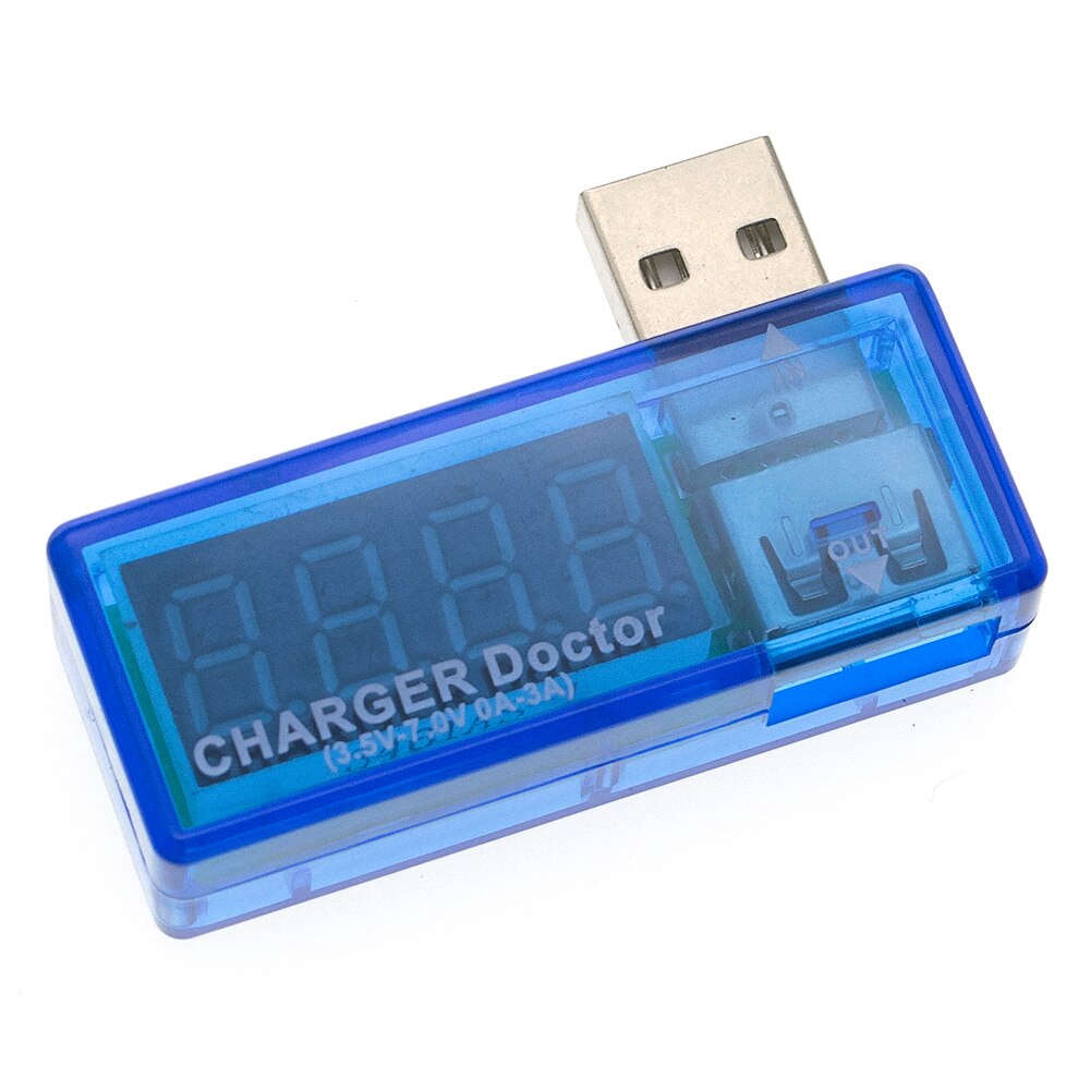 Vôn Kế Kỹ Thuật Số usb mini Hiển Thị Màn Hình led Kỹ Thuật Số Đo Điện Áp / Ampe Kế / Ampe Kế Di Động