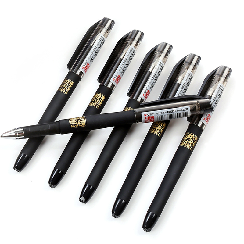 M&amp;G A4801 Confucian Temple Blessing Series Black Ink Gel Pen Simple Writing Utensils