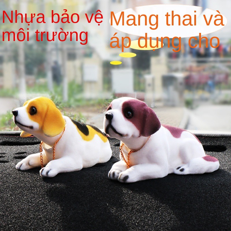 Đồ Trang Trí Xe Hơi Lắc Chó Con Búp Bê Ô Tô Sáng Tạo Thần Mới Trang Trí Trang Trí Nội Thất Cung Cấp