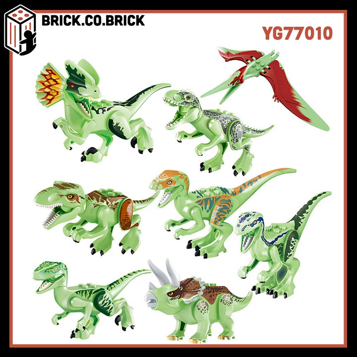 Đồ Chơi Lắp Ráp Non LEGO Khủng Long Mô Hình Dinosaur Jurrasic World - Thế Giới Khủng Long 77010