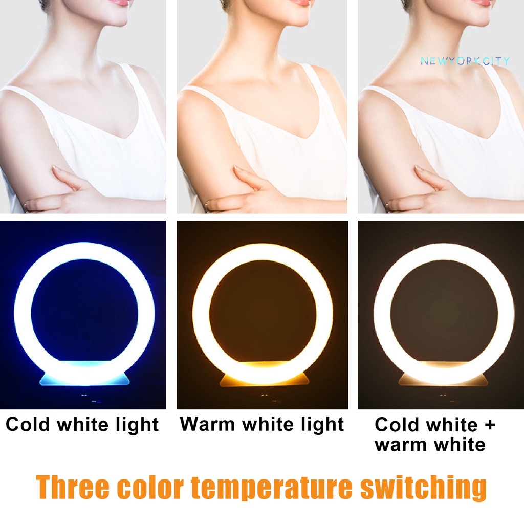 Vòng Đèn LED 3 Chế Độ Sáng Chống Nước Kết Nối USB Hỗ Trợ Live Stream