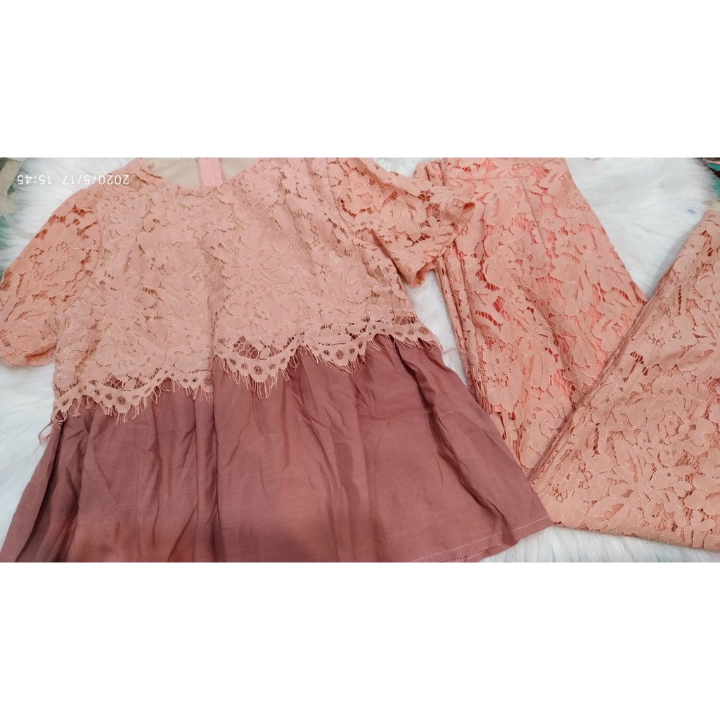 SET ÁO REN CAO CẤP KÈM QUẦN XUÔNG