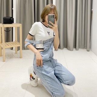 Quần yếm 2 túi trước chất bò giấy - ảnh tự chụp