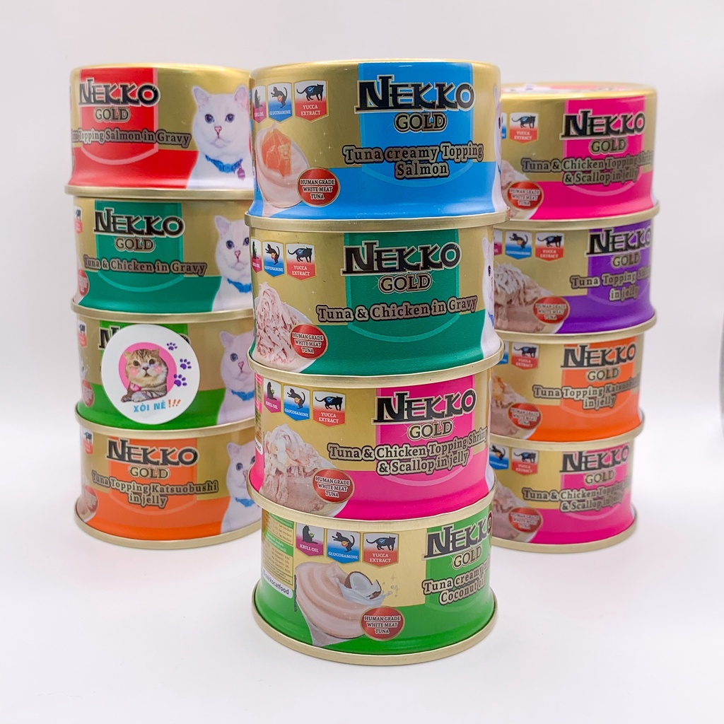 Pate Cho Mèo Nekko Gold 85G
