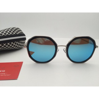 Kính râm cận tráng gương xanh