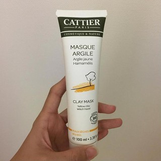 Mặt Nạ Đất Sét Cattier màu vàng cho da khô