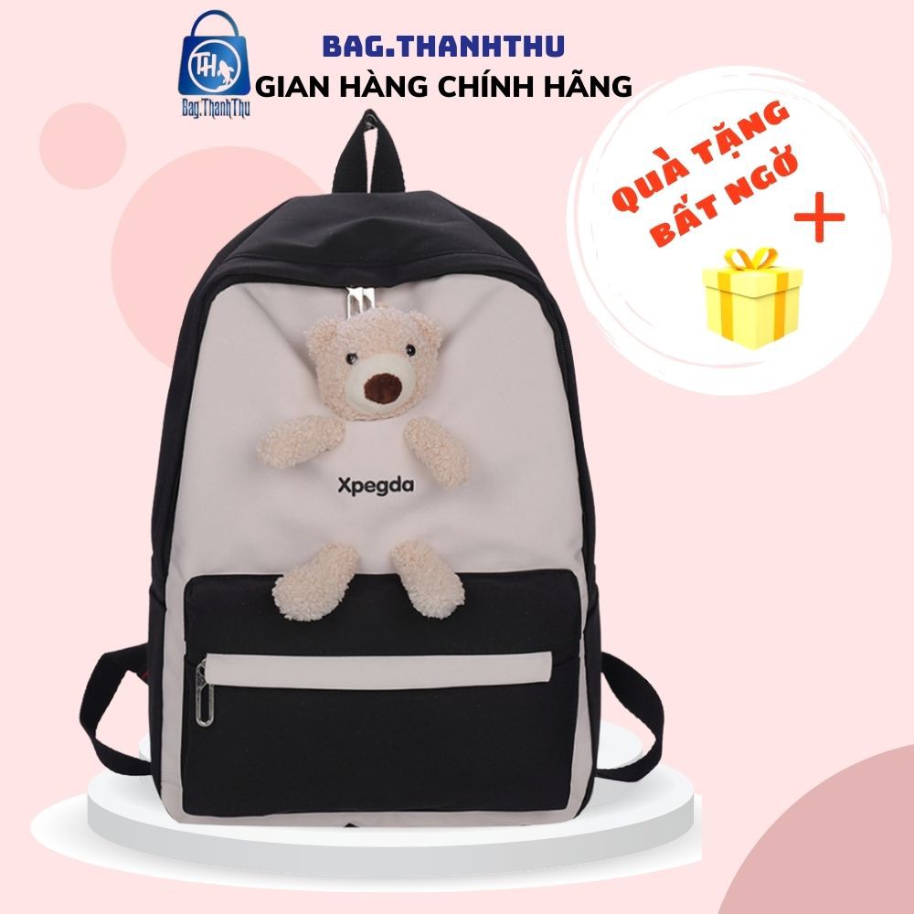 Balo ulzzang chống nước Bag.ThanhThu XPEGDA gấu xinh 88