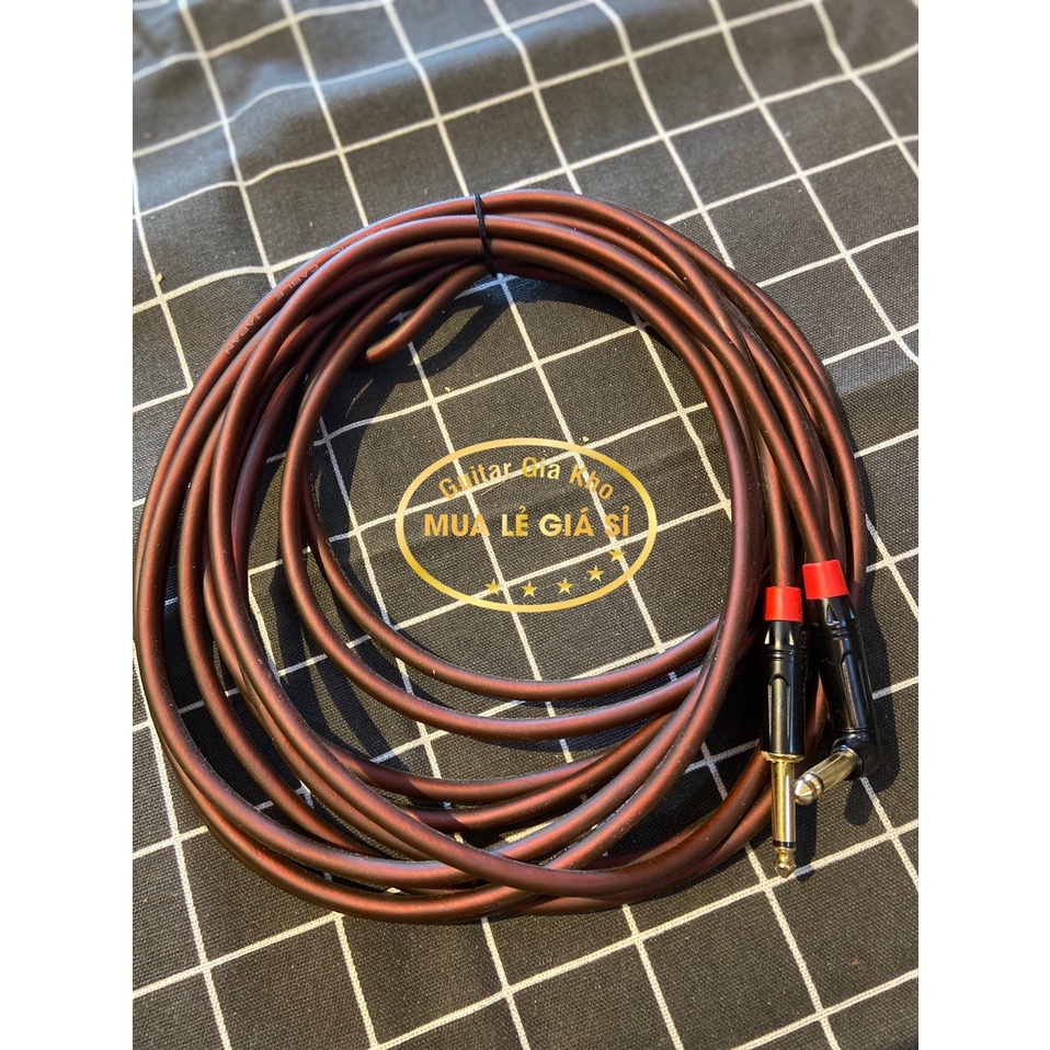 Rắc cắm( Dây Line)  Jack Guitar 6 Ly  Dài 5m Chống Noise Chống Nhiễu, Dây Jack Cắm Đàn Guitar