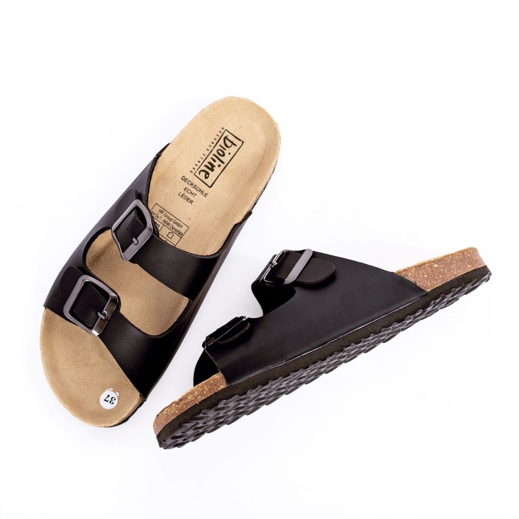 Dép unisex xuất khẩu Châu Âu dòng PU leather Mã D01 birken vietnam bioline