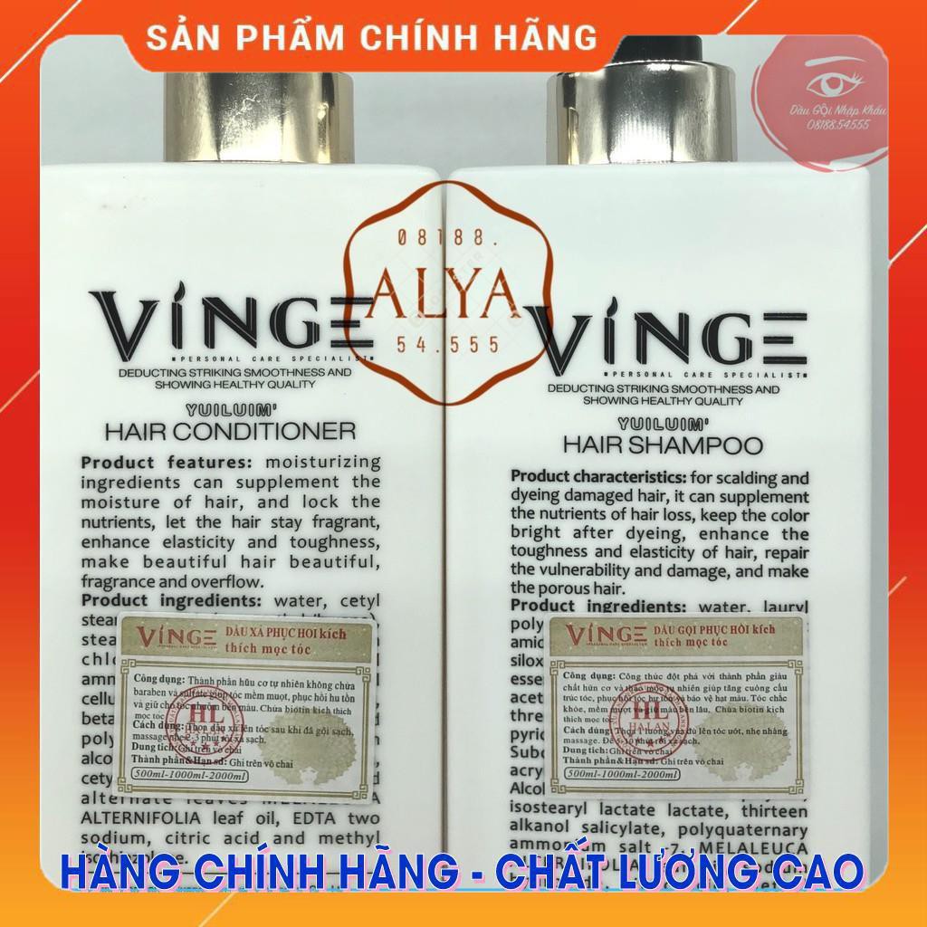 [FREESHIP&VIDEO ẢNH THẬT]Set Gội Xả, Cặp Gội Xả Collagen Vinge|Kích Thích Mọc Tóc,Phục Hồi Tóc Hư Tổn☄️Hàng Chính Hãng Ý