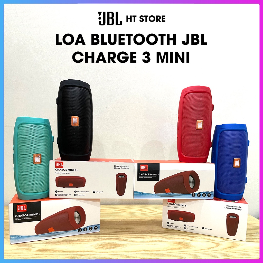 Loa Bluetooth Charge 3 Mini Nghe Nhạc Hay, Hỗ Trợ Cắm Usb Thẻ Nhớ TF - Loa Cầm Tay Không Dây Nhỏ Gọn Giá Rẻ
