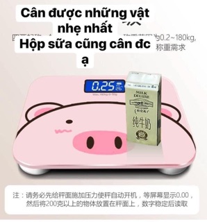 Cân điện tử heo hồng