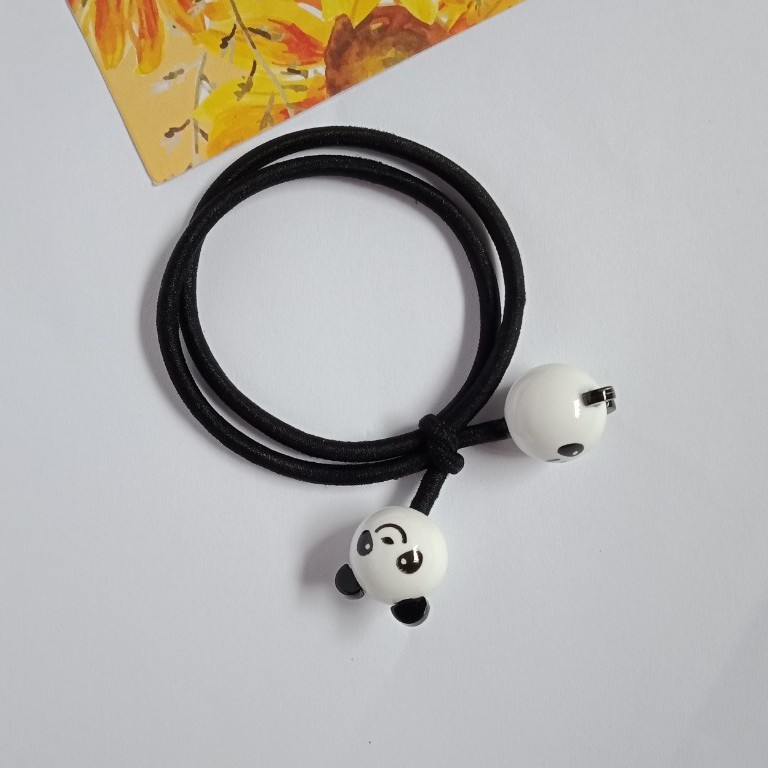 2 Dây cột tóc gấu panda cao cấp siêu bền chắc phụ kiện tóc thời trang hàn quốc