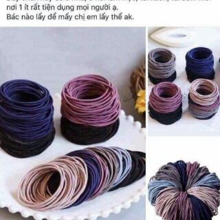 HỘP CHUN BUỘC TÓC 100 CÁI