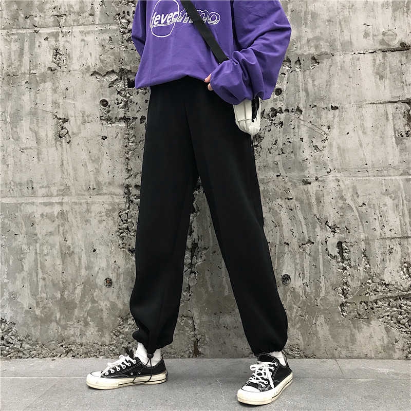 Casual wild solid color straight trousers | BigBuy360 - bigbuy360.vn