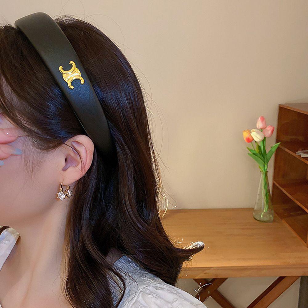 Băng Đô Cài Tóc Rửa Mặt / Trang Điểm Bằng Bọt Biển Rửa Mặt Kiểu Retro Đơn Giản Ngọt Ngào RALPH Arc de Triomph