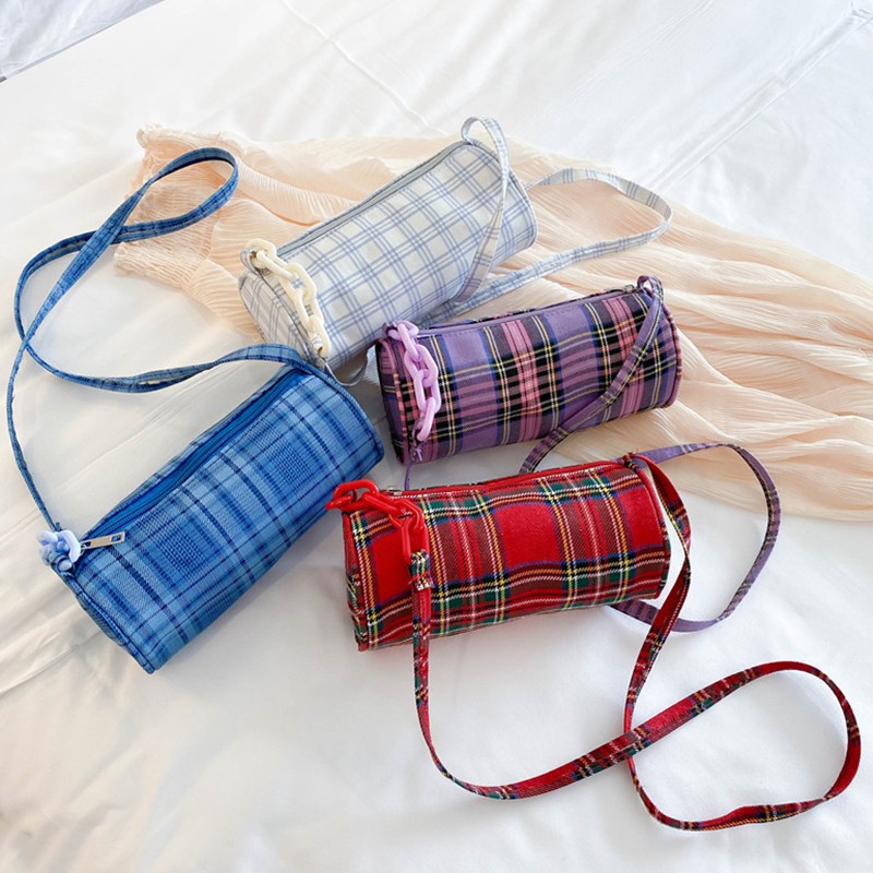 Túi đeo chéo vải canvas phong cách thời trang cho nữ | BigBuy360 - bigbuy360.vn