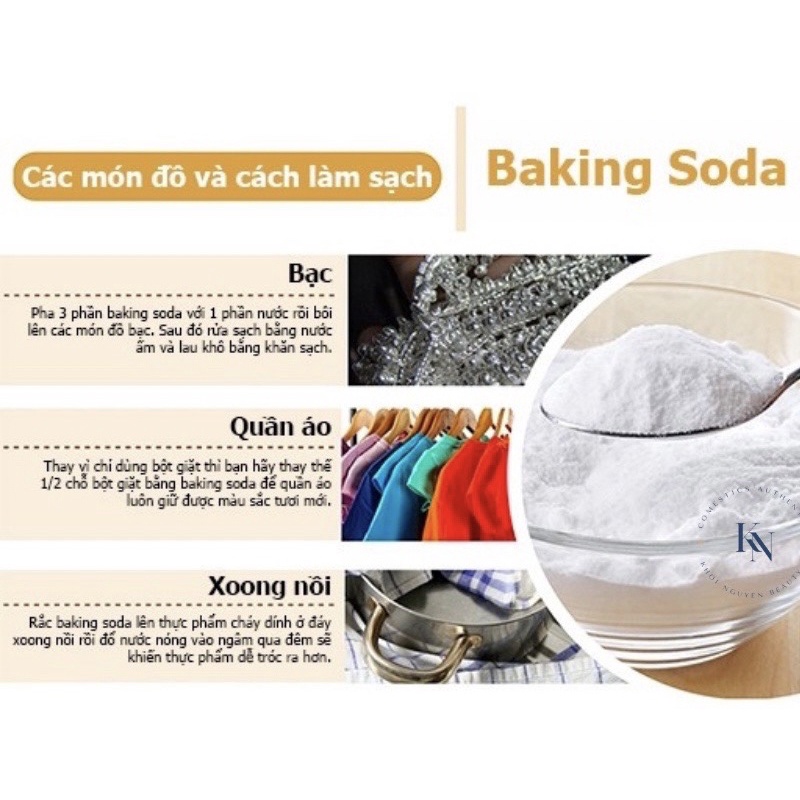 Bột Baking soda Chính Hãng, Bột nở Banking SODA