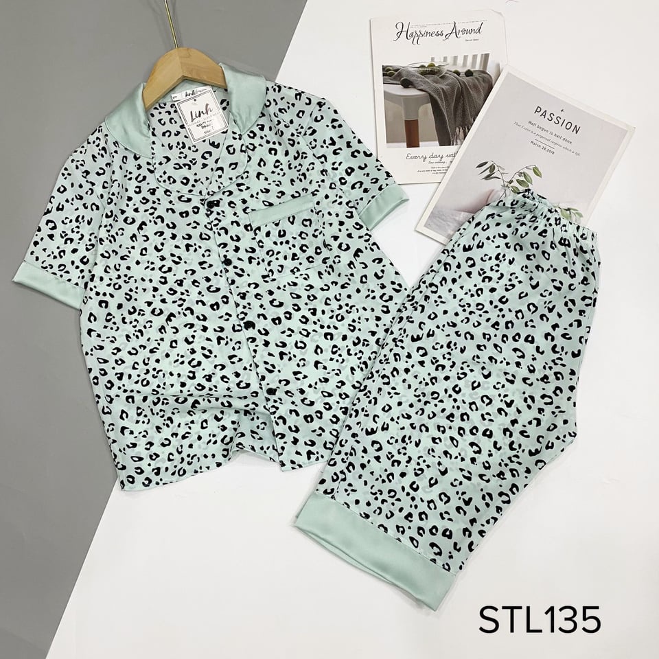 Bộ Pijama lửng mặt nhà chất Mango cao cấp có size | BigBuy360 - bigbuy360.vn