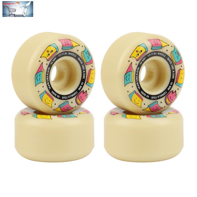 Spitfire Wheels Street Brushing Wheel Dance Board Wheel Spitfire 56mm 99DU Ván trượt bánh xe