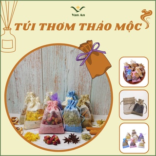- túi thơm thảo mộc tự nhiên khử mùi chống say tàu xe túi thơm