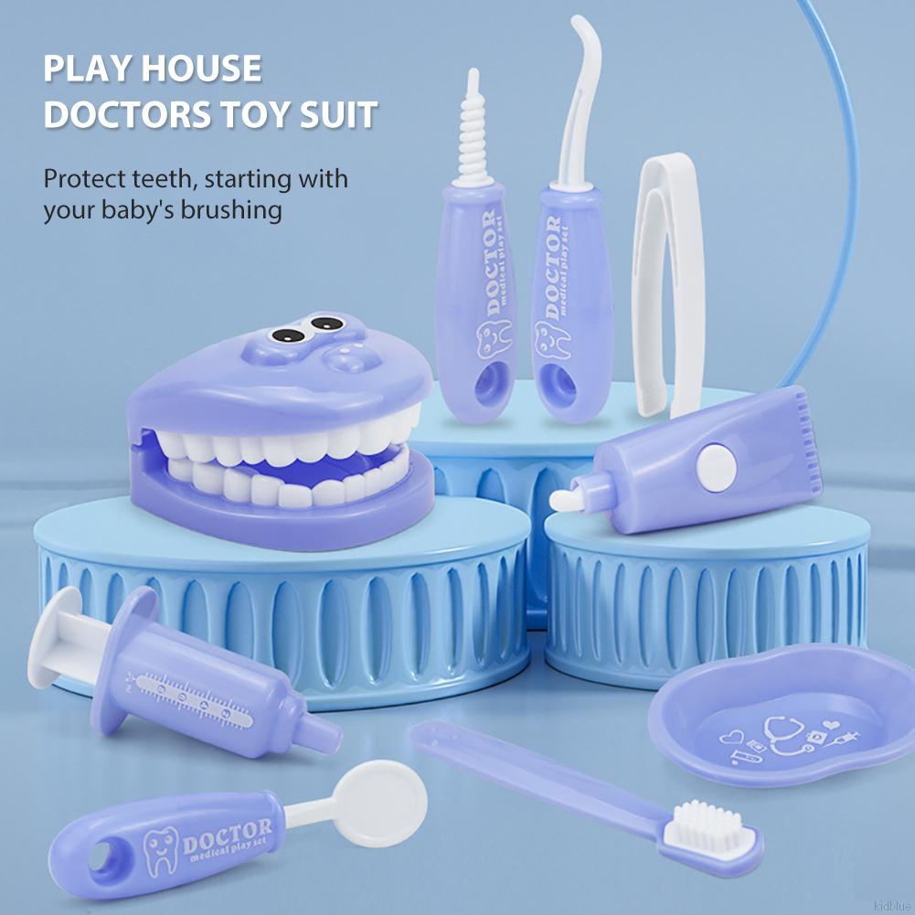 Set 9 món đồ chơi nha sĩ cho bé
