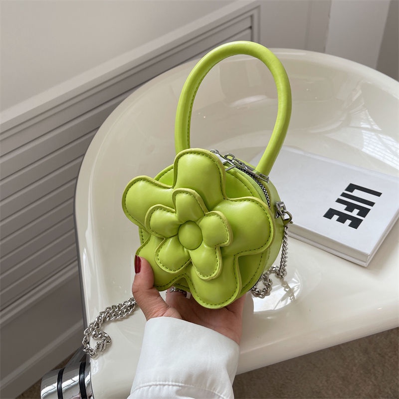 Túi Đeo Chéo Mini Hình Tròn Phối Dây Xích Phong Cách Mới Mùa Hè 2022 Dễ Phối Đồ Bán Chạy