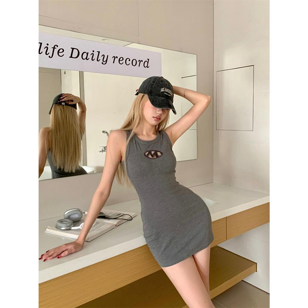 Cocory vn Đầm Ngắn Dáng Ôm Khoét Lỗ Thời Trang Mùa Hè Quyến Rũ Cho Nữ