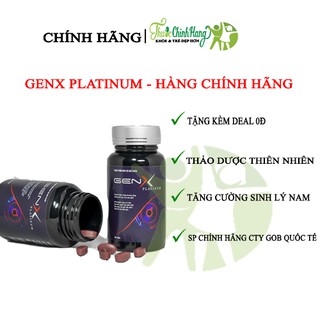 GEN X PLATINUM – Viên Uống Tăng Cường Sinh Lý Nam HỘP 24 VIÊN