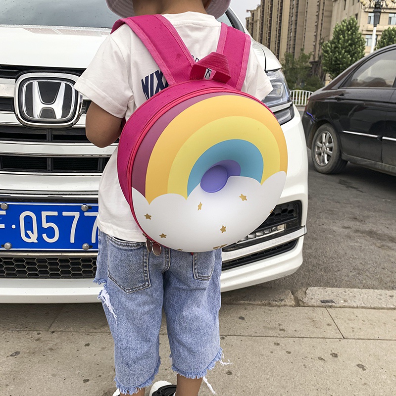Ba Lô Đi Học/Du Lịch Hình Bánh Donut Thời Trang Cho Bé